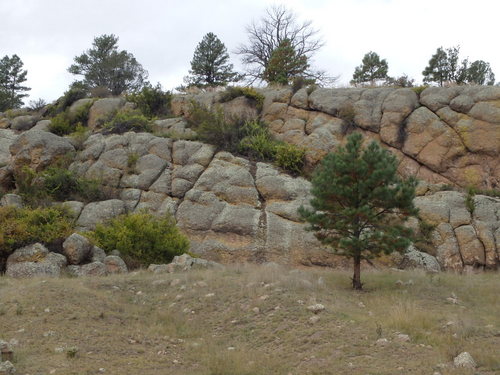 GDMBR: A beautiful OLD rock wall.